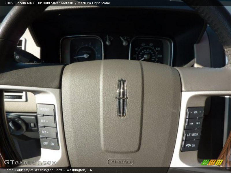 Brilliant Silver Metallic / Medium Light Stone 2009 Lincoln MKX