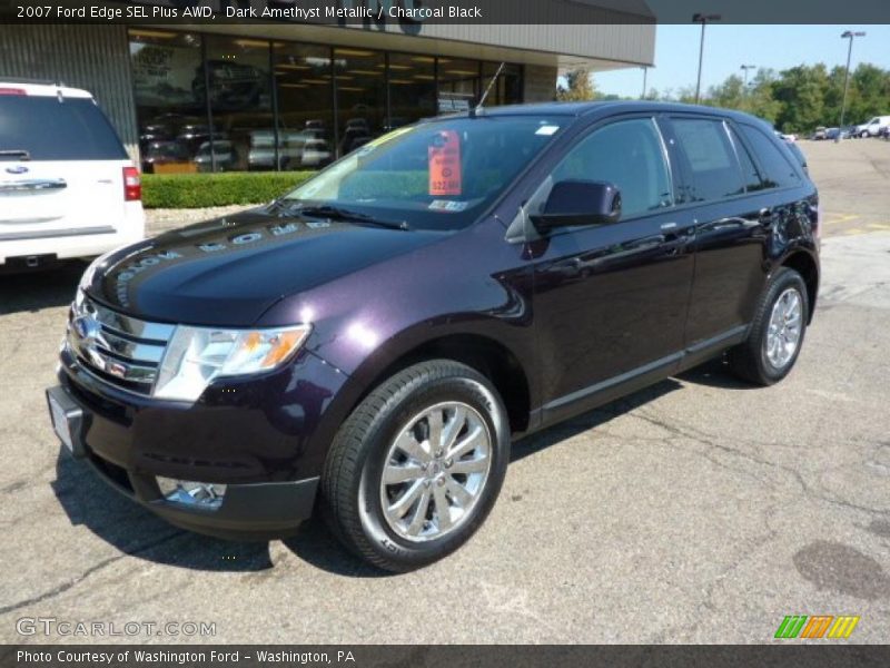 Dark Amethyst Metallic / Charcoal Black 2007 Ford Edge SEL Plus AWD