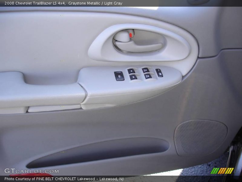 Graystone Metallic / Light Gray 2008 Chevrolet TrailBlazer LS 4x4
