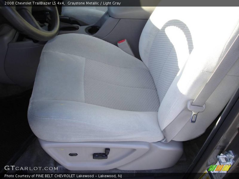 Graystone Metallic / Light Gray 2008 Chevrolet TrailBlazer LS 4x4