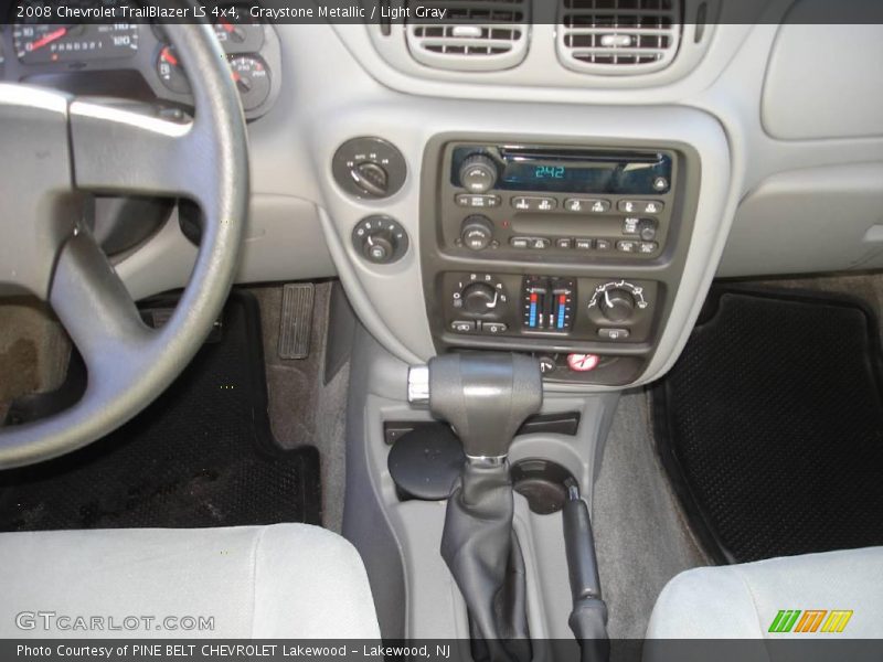 Graystone Metallic / Light Gray 2008 Chevrolet TrailBlazer LS 4x4