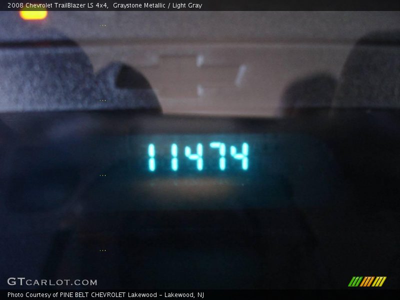 Graystone Metallic / Light Gray 2008 Chevrolet TrailBlazer LS 4x4
