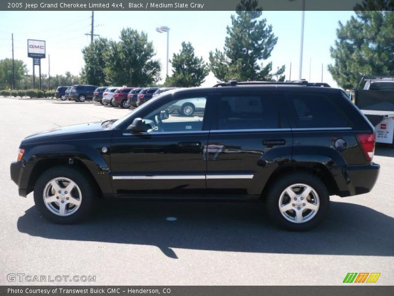 Black / Medium Slate Gray 2005 Jeep Grand Cherokee Limited 4x4