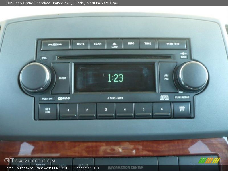 Black / Medium Slate Gray 2005 Jeep Grand Cherokee Limited 4x4