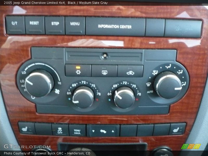 Black / Medium Slate Gray 2005 Jeep Grand Cherokee Limited 4x4