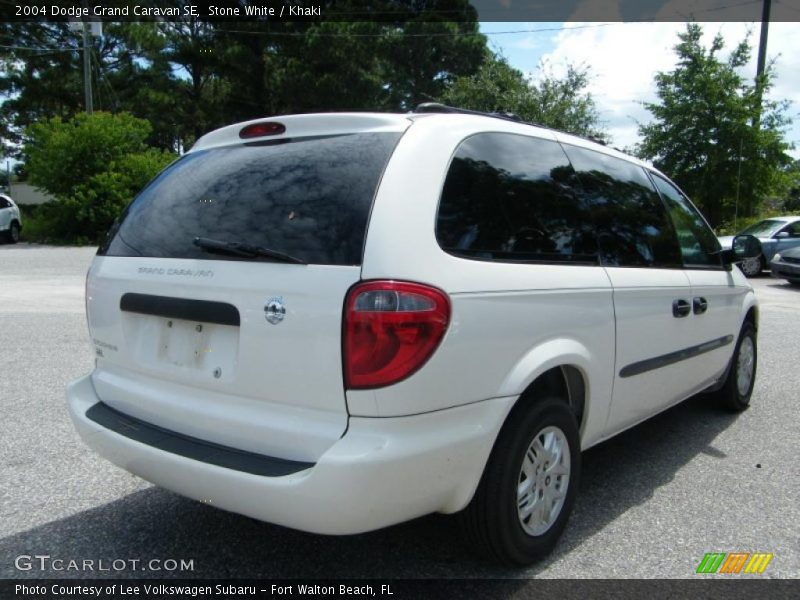 Stone White / Khaki 2004 Dodge Grand Caravan SE