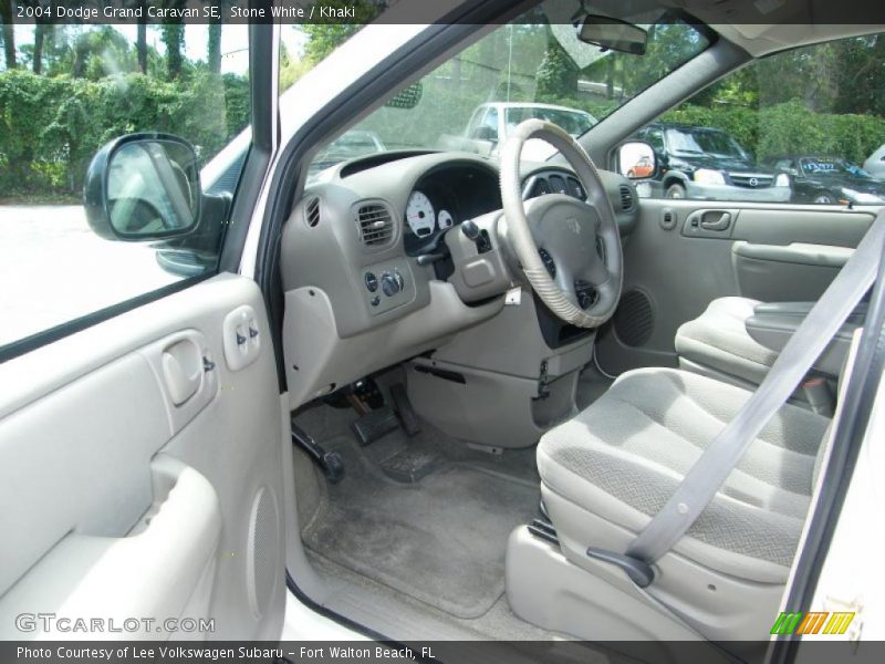 Stone White / Khaki 2004 Dodge Grand Caravan SE
