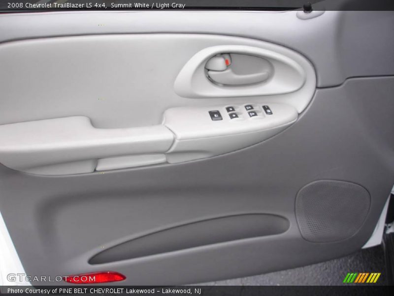 Summit White / Light Gray 2008 Chevrolet TrailBlazer LS 4x4