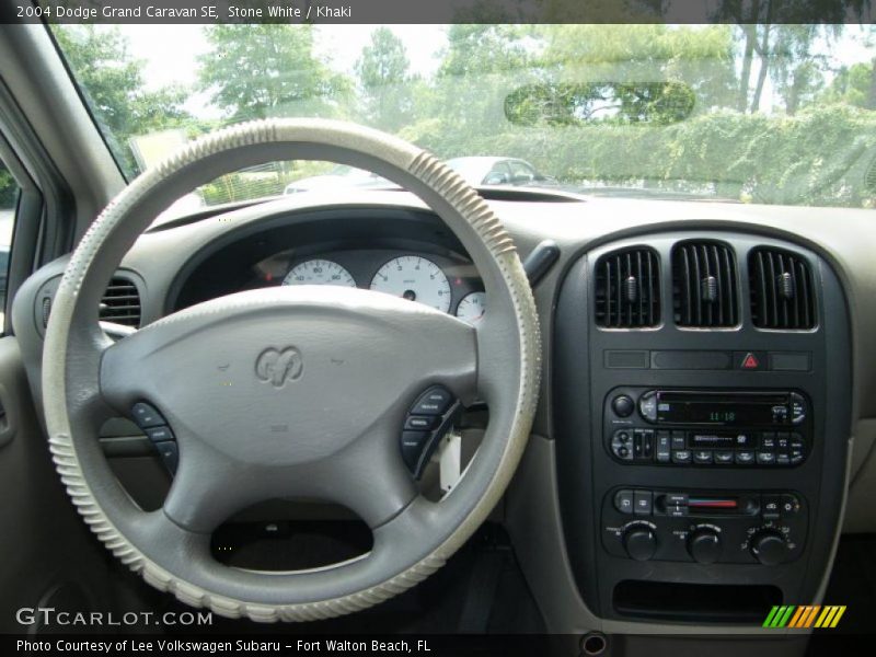Stone White / Khaki 2004 Dodge Grand Caravan SE