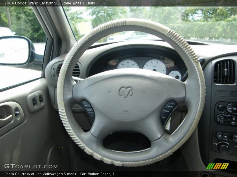 Stone White / Khaki 2004 Dodge Grand Caravan SE