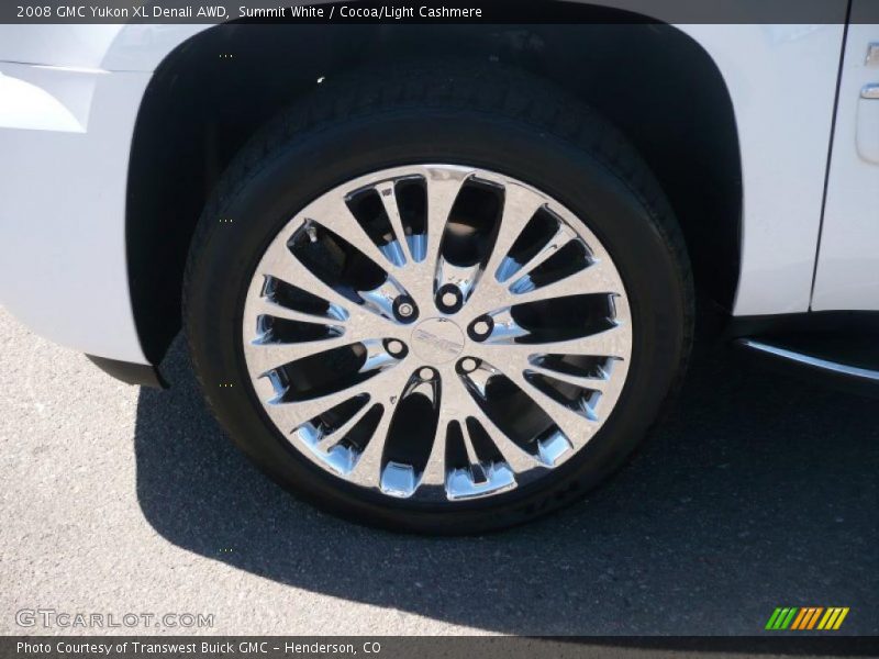 Summit White / Cocoa/Light Cashmere 2008 GMC Yukon XL Denali AWD