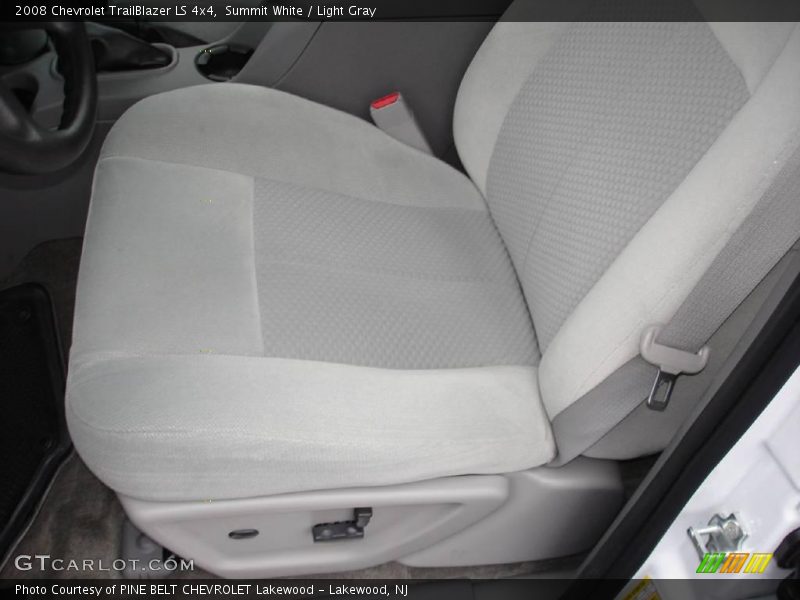 Summit White / Light Gray 2008 Chevrolet TrailBlazer LS 4x4