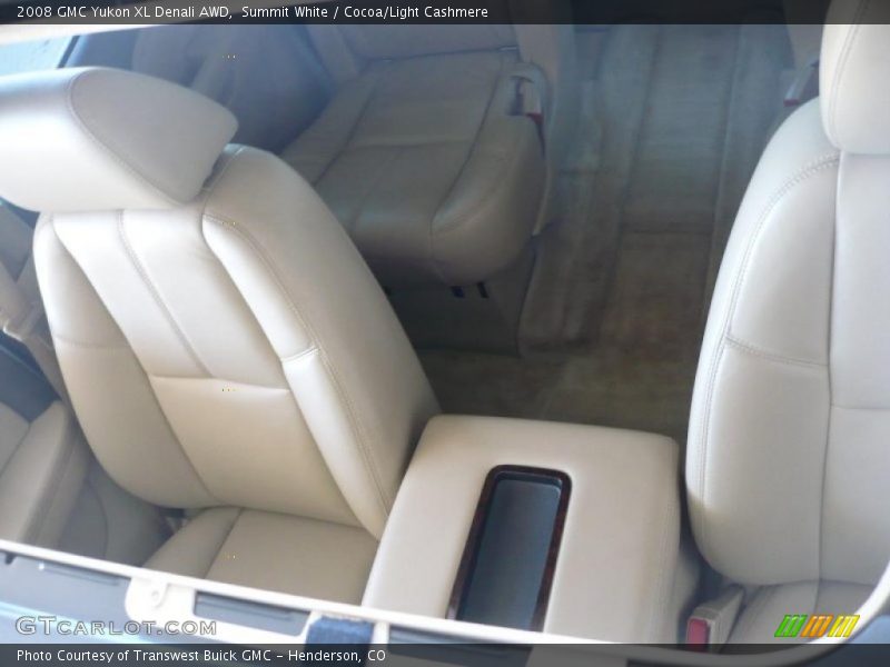 Summit White / Cocoa/Light Cashmere 2008 GMC Yukon XL Denali AWD