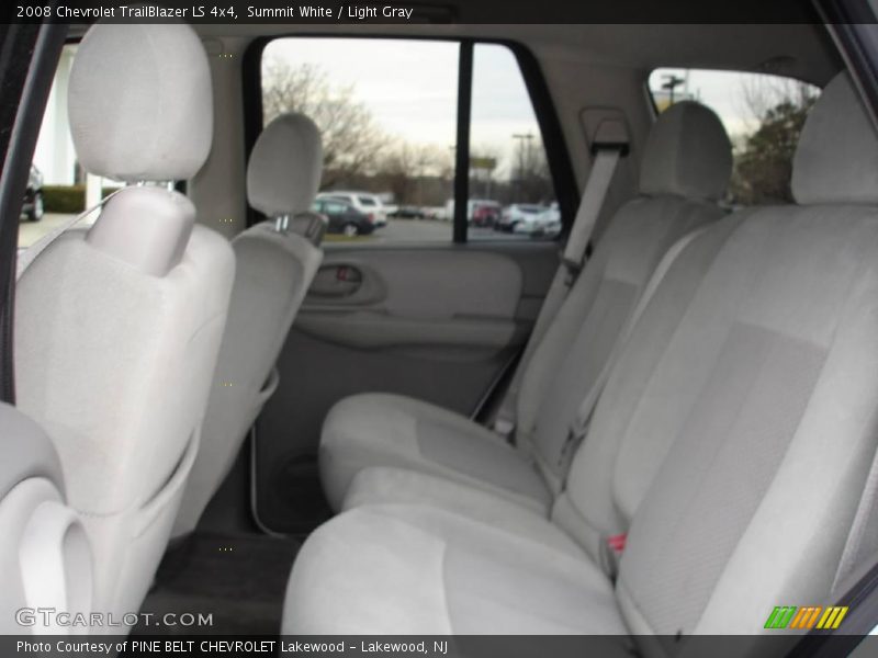 Summit White / Light Gray 2008 Chevrolet TrailBlazer LS 4x4