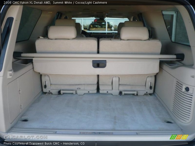 Summit White / Cocoa/Light Cashmere 2008 GMC Yukon XL Denali AWD