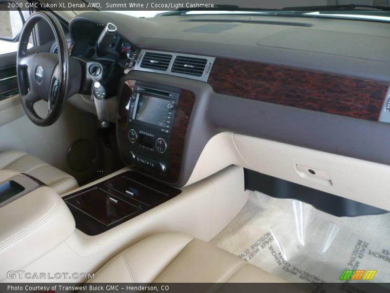 Summit White / Cocoa/Light Cashmere 2008 GMC Yukon XL Denali AWD