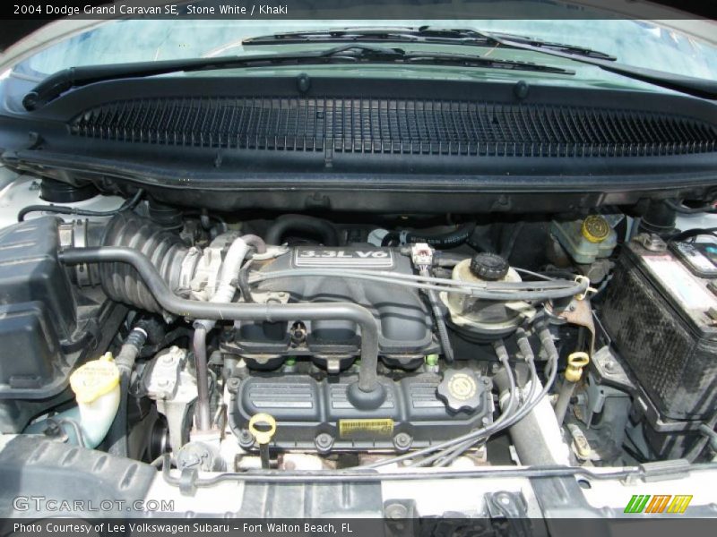 Stone White / Khaki 2004 Dodge Grand Caravan SE