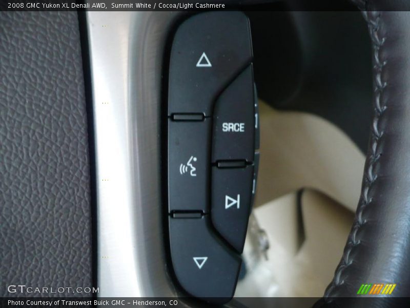 Summit White / Cocoa/Light Cashmere 2008 GMC Yukon XL Denali AWD