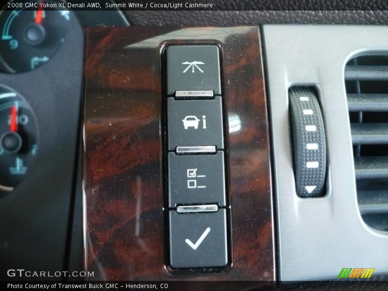 Summit White / Cocoa/Light Cashmere 2008 GMC Yukon XL Denali AWD