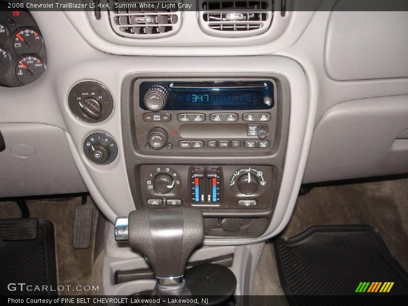 Summit White / Light Gray 2008 Chevrolet TrailBlazer LS 4x4