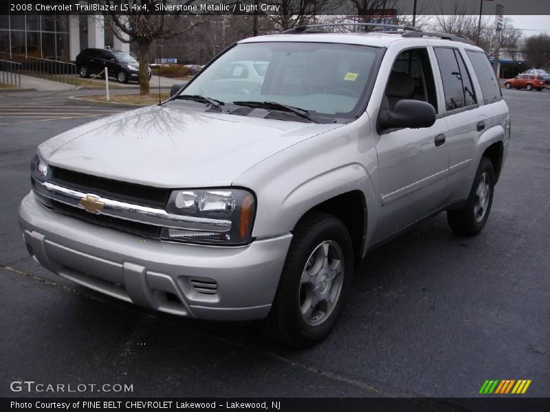 Silverstone Metallic / Light Gray 2008 Chevrolet TrailBlazer LS 4x4