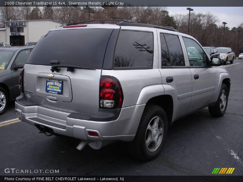 Silverstone Metallic / Light Gray 2008 Chevrolet TrailBlazer LS 4x4