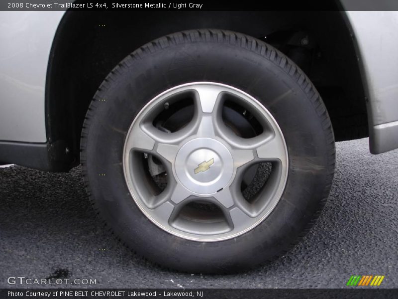 Silverstone Metallic / Light Gray 2008 Chevrolet TrailBlazer LS 4x4