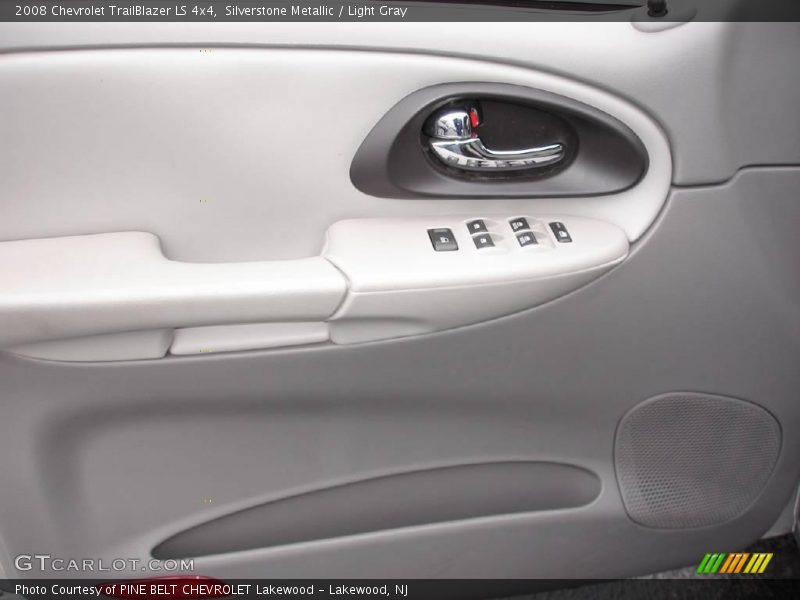 Silverstone Metallic / Light Gray 2008 Chevrolet TrailBlazer LS 4x4