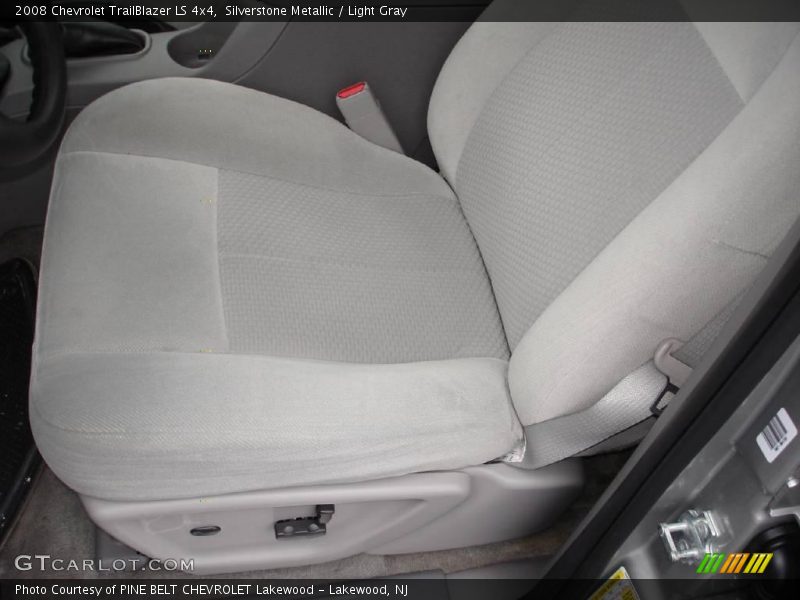 Silverstone Metallic / Light Gray 2008 Chevrolet TrailBlazer LS 4x4