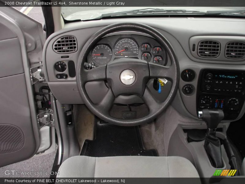 Silverstone Metallic / Light Gray 2008 Chevrolet TrailBlazer LS 4x4