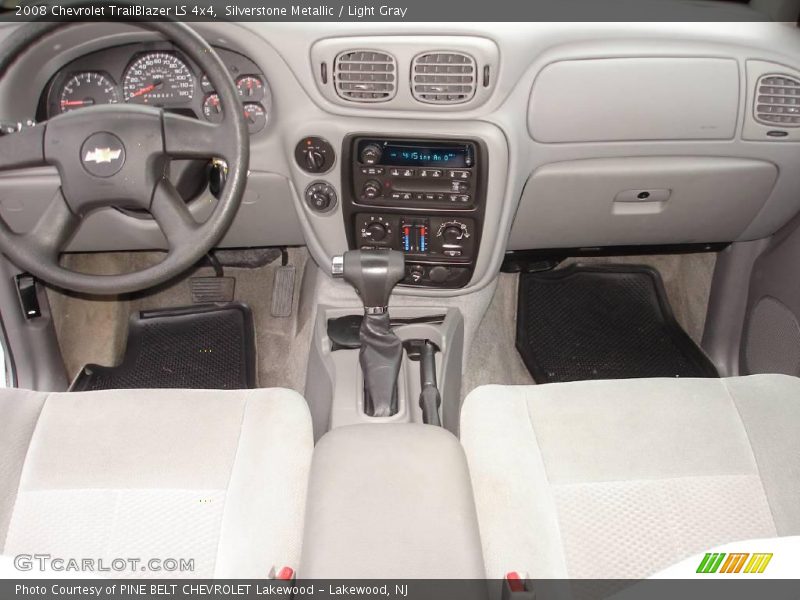 Silverstone Metallic / Light Gray 2008 Chevrolet TrailBlazer LS 4x4