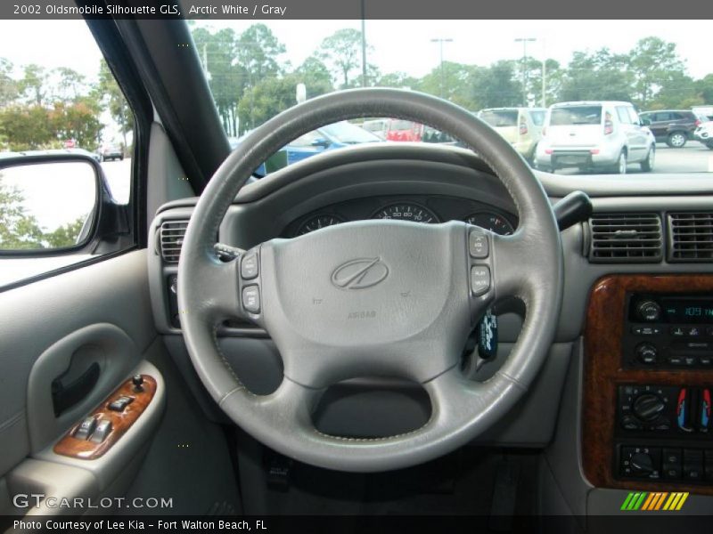 Arctic White / Gray 2002 Oldsmobile Silhouette GLS