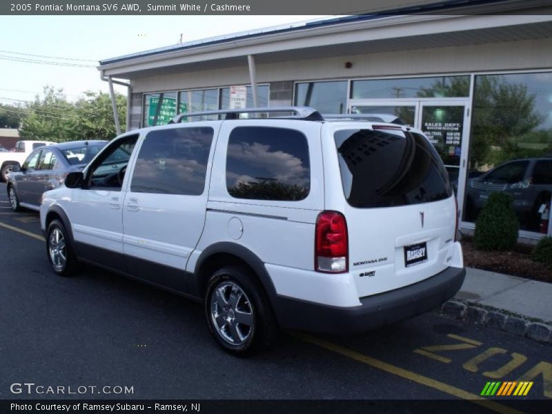 Summit White / Cashmere 2005 Pontiac Montana SV6 AWD