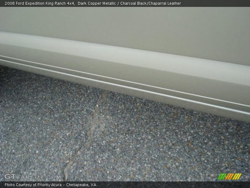 Dark Copper Metallic / Charcoal Black/Chaparral Leather 2008 Ford Expedition King Ranch 4x4