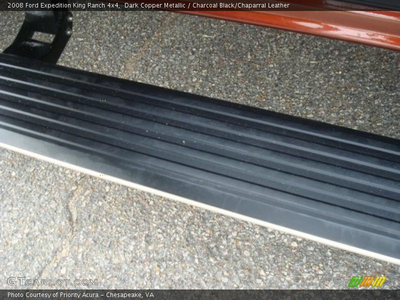 Dark Copper Metallic / Charcoal Black/Chaparral Leather 2008 Ford Expedition King Ranch 4x4