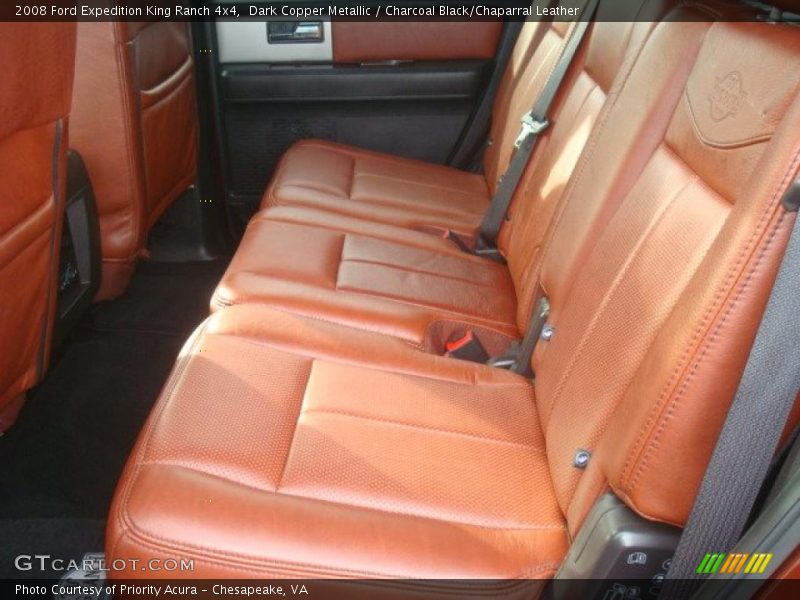 Dark Copper Metallic / Charcoal Black/Chaparral Leather 2008 Ford Expedition King Ranch 4x4