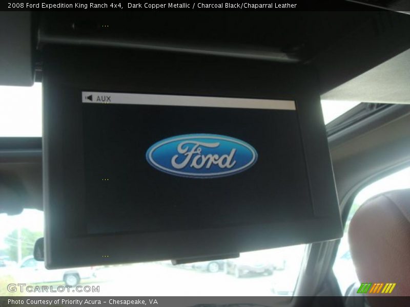 Dark Copper Metallic / Charcoal Black/Chaparral Leather 2008 Ford Expedition King Ranch 4x4