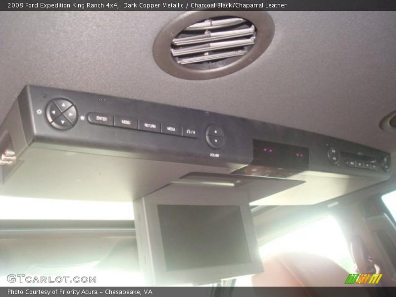 Dark Copper Metallic / Charcoal Black/Chaparral Leather 2008 Ford Expedition King Ranch 4x4