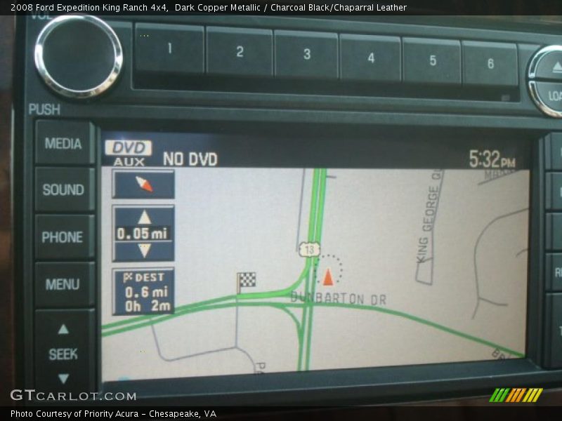 Dark Copper Metallic / Charcoal Black/Chaparral Leather 2008 Ford Expedition King Ranch 4x4