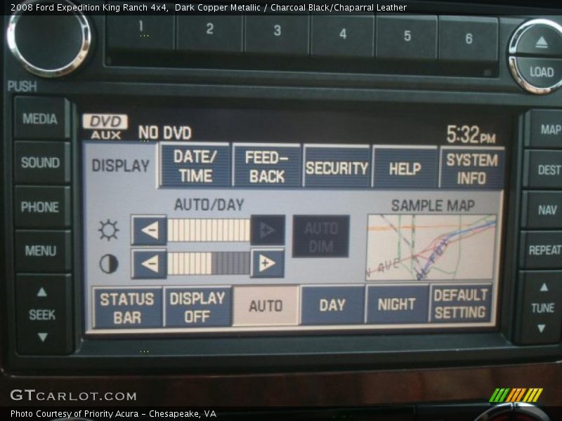 Dark Copper Metallic / Charcoal Black/Chaparral Leather 2008 Ford Expedition King Ranch 4x4