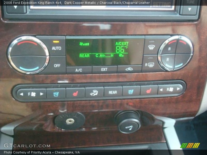 Dark Copper Metallic / Charcoal Black/Chaparral Leather 2008 Ford Expedition King Ranch 4x4