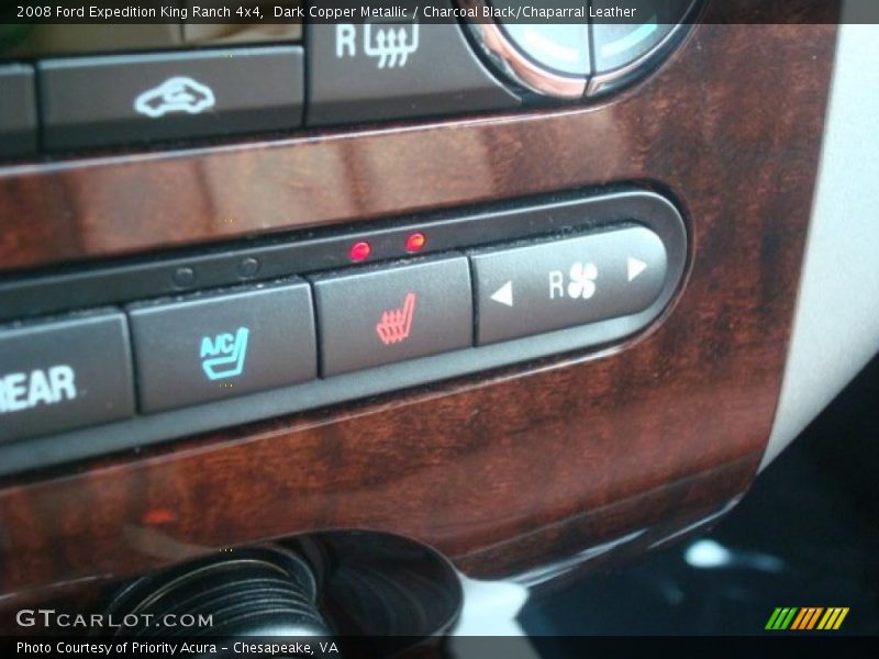 Dark Copper Metallic / Charcoal Black/Chaparral Leather 2008 Ford Expedition King Ranch 4x4