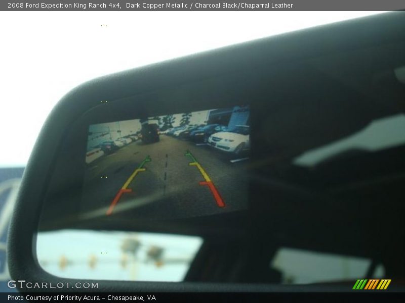 Dark Copper Metallic / Charcoal Black/Chaparral Leather 2008 Ford Expedition King Ranch 4x4