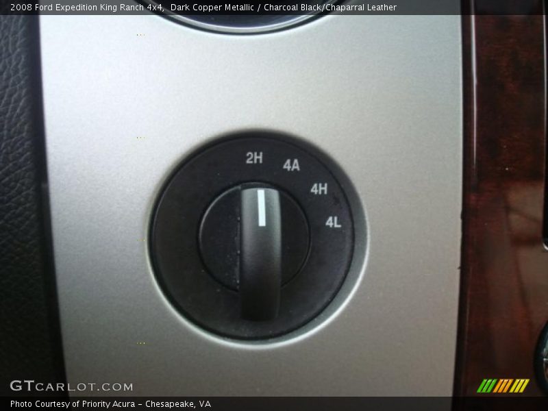 Dark Copper Metallic / Charcoal Black/Chaparral Leather 2008 Ford Expedition King Ranch 4x4