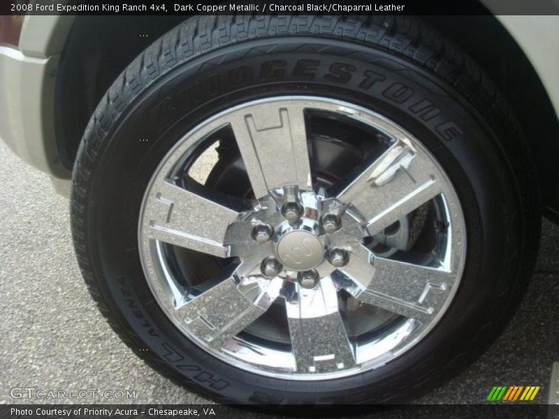 Dark Copper Metallic / Charcoal Black/Chaparral Leather 2008 Ford Expedition King Ranch 4x4