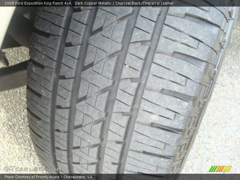 Dark Copper Metallic / Charcoal Black/Chaparral Leather 2008 Ford Expedition King Ranch 4x4
