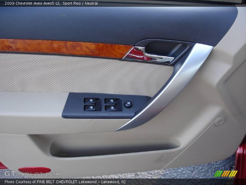 Sport Red / Neutral 2009 Chevrolet Aveo Aveo5 LS