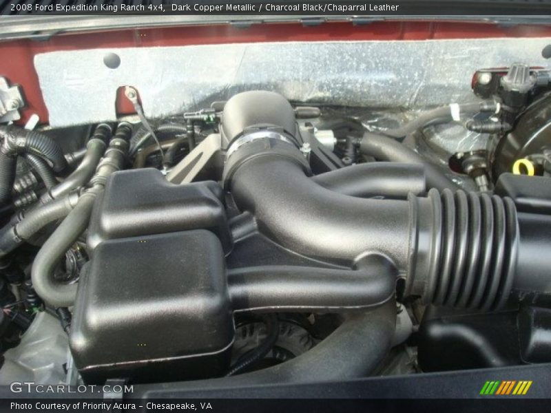 Dark Copper Metallic / Charcoal Black/Chaparral Leather 2008 Ford Expedition King Ranch 4x4