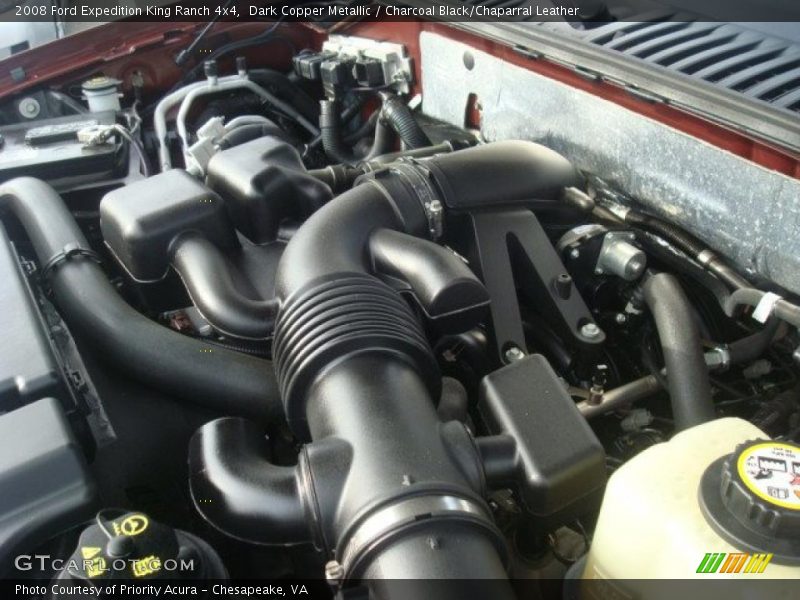 Dark Copper Metallic / Charcoal Black/Chaparral Leather 2008 Ford Expedition King Ranch 4x4