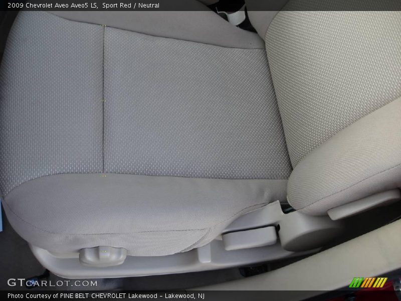 Sport Red / Neutral 2009 Chevrolet Aveo Aveo5 LS